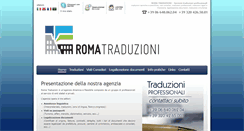 Desktop Screenshot of en.romatraduzioni.com