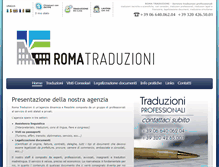 Tablet Screenshot of en.romatraduzioni.com